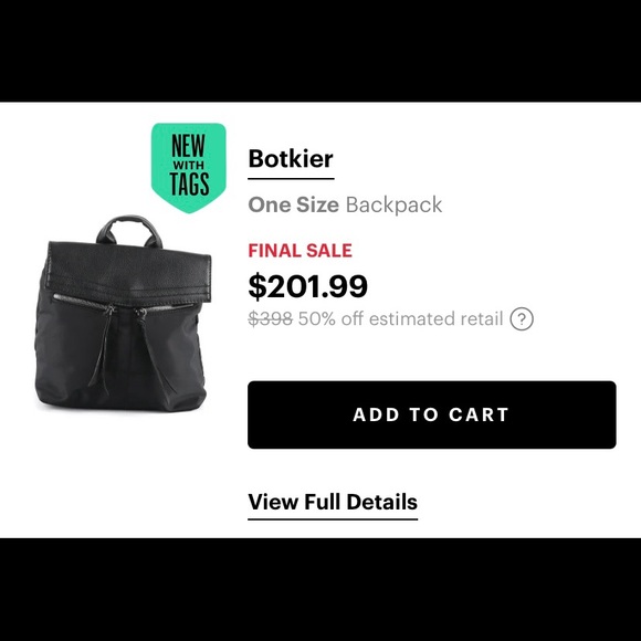 Black Botkier Backpack! - Picture 2 of 5